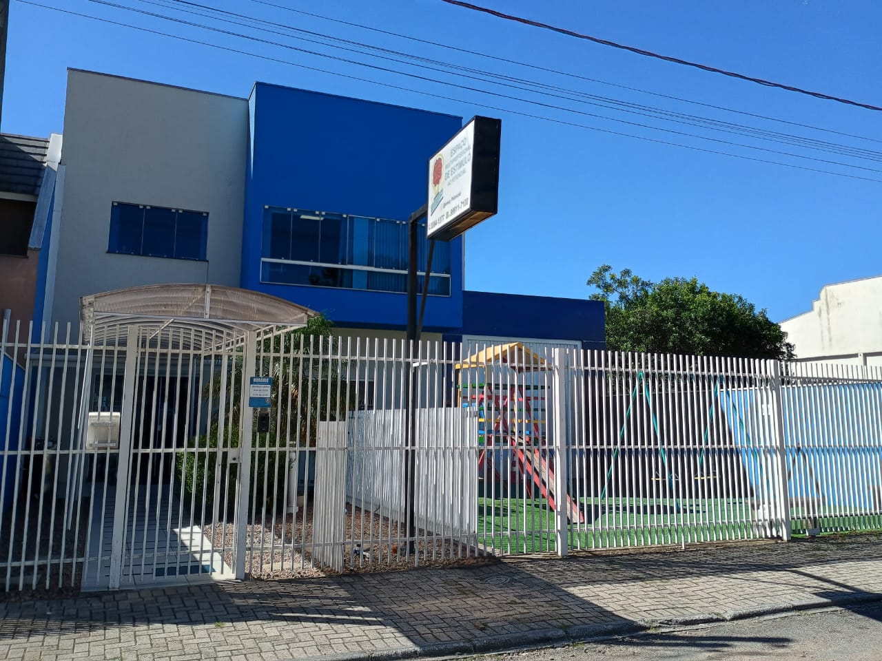 Espaço físico do EMEP Potencial em São José dos Pinhais